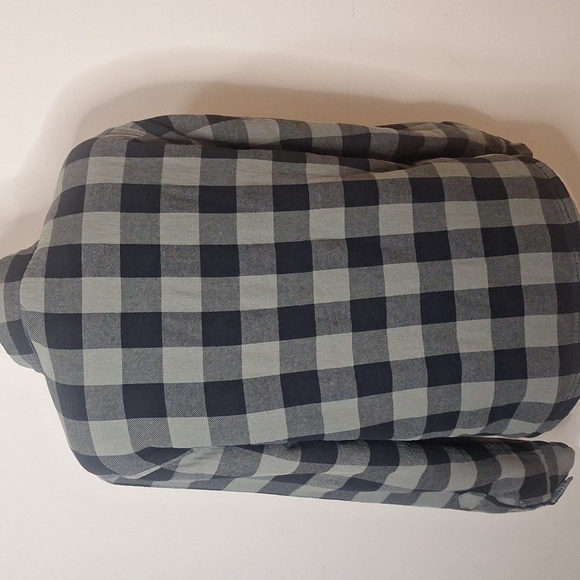 Tailor Vintage Men's M Shacket Sherpa Lined Buffalo Plaid Green Mistletoe - Picture 6 of 10